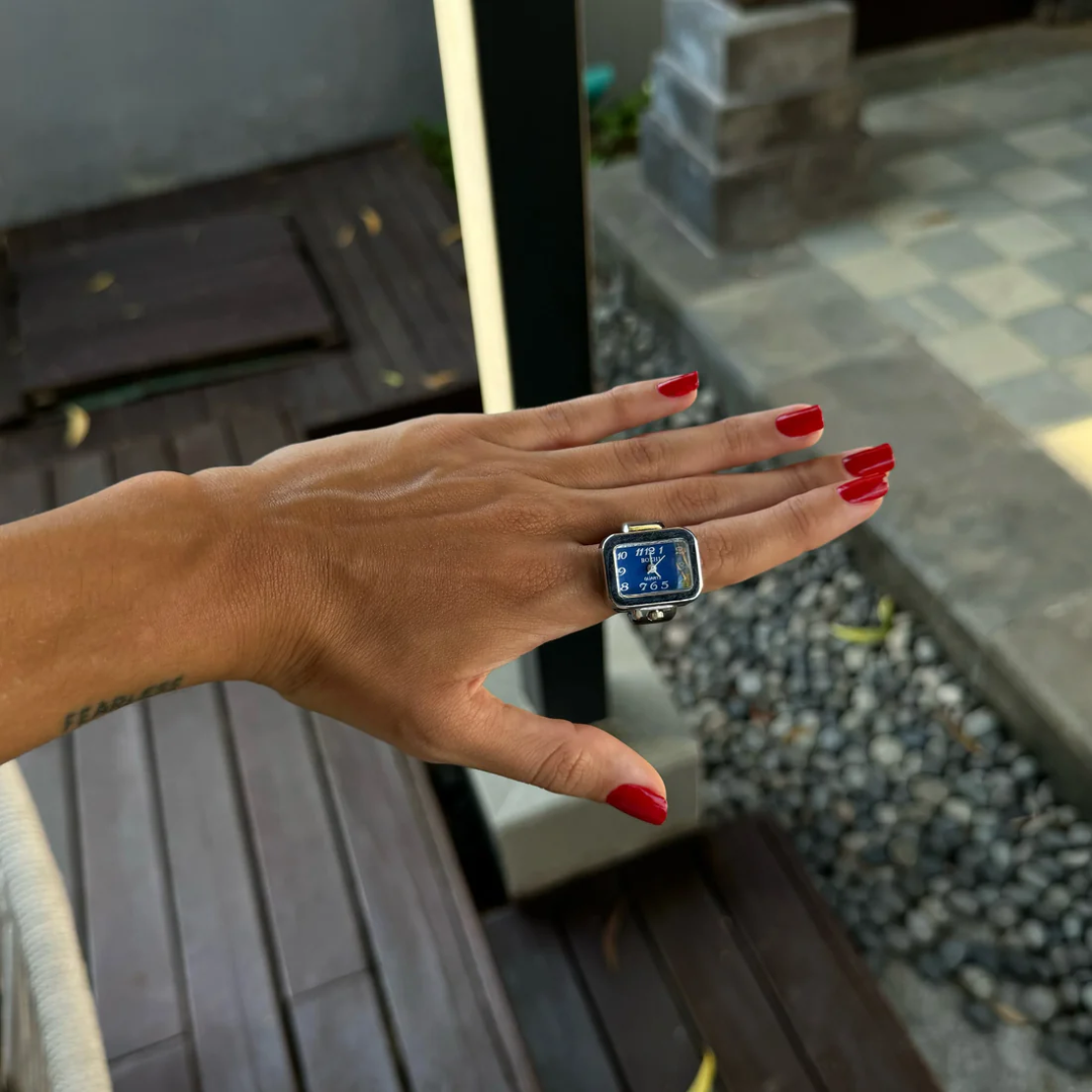 Berlini - VINTAGE ANILLO | SILVER BLUE