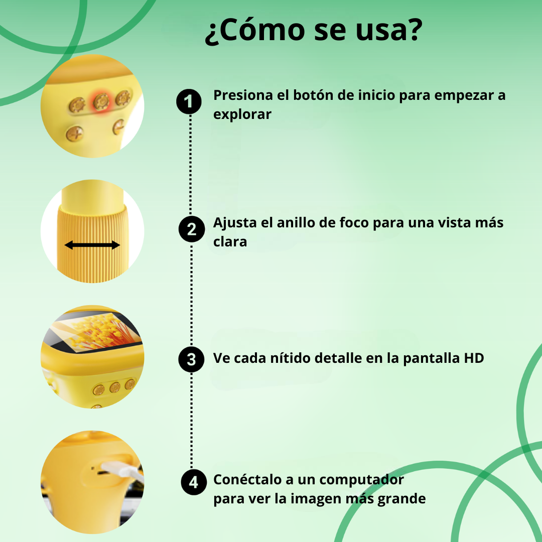 ZoomiScope™ - Microscopio para niños