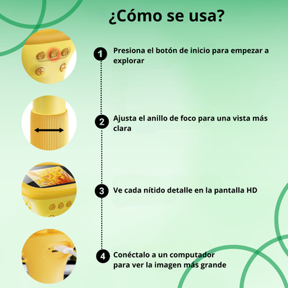 ZoomiScope™ - Microscopio para niños