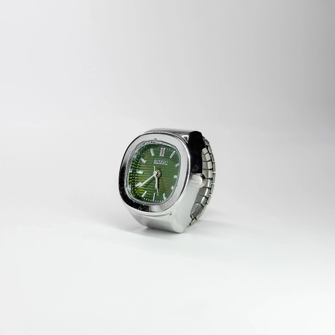 Berlini - NAUTILUS ANILLO | SILVER GREEN