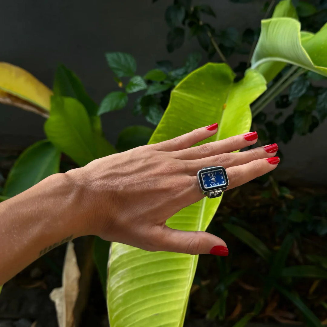 Berlini - VINTAGE ANILLO | SILVER BLUE